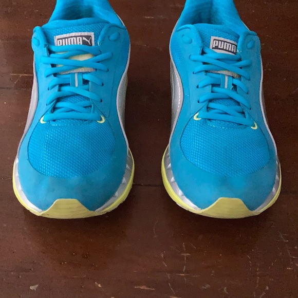 Puma Ortholite Teal Running Shoes - Picture 3 of 11
